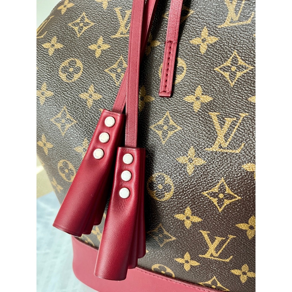 Louis Vuitton NN 14 GM Monogram Idole Ruby Red Bucket Bag Marc Jacobs 2014 Rcpt - Picture 11 of 16